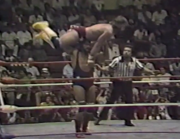 Hercules Ayala Stomps Randy Savage in Ponce